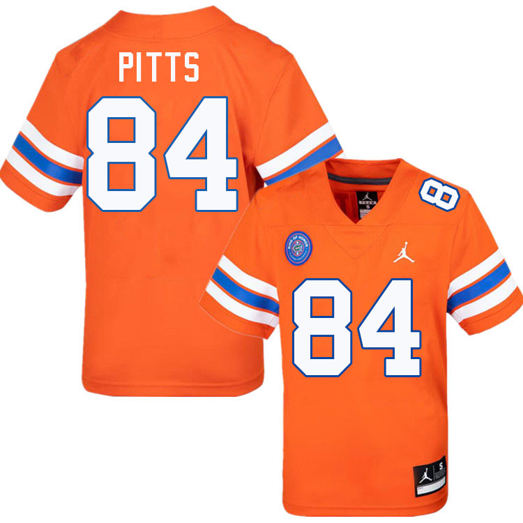 Kyle Pitts Florida Jersey,Florida Gators #84 Kyle Pitts Jersey Youth Uniforms-Throwback Orange